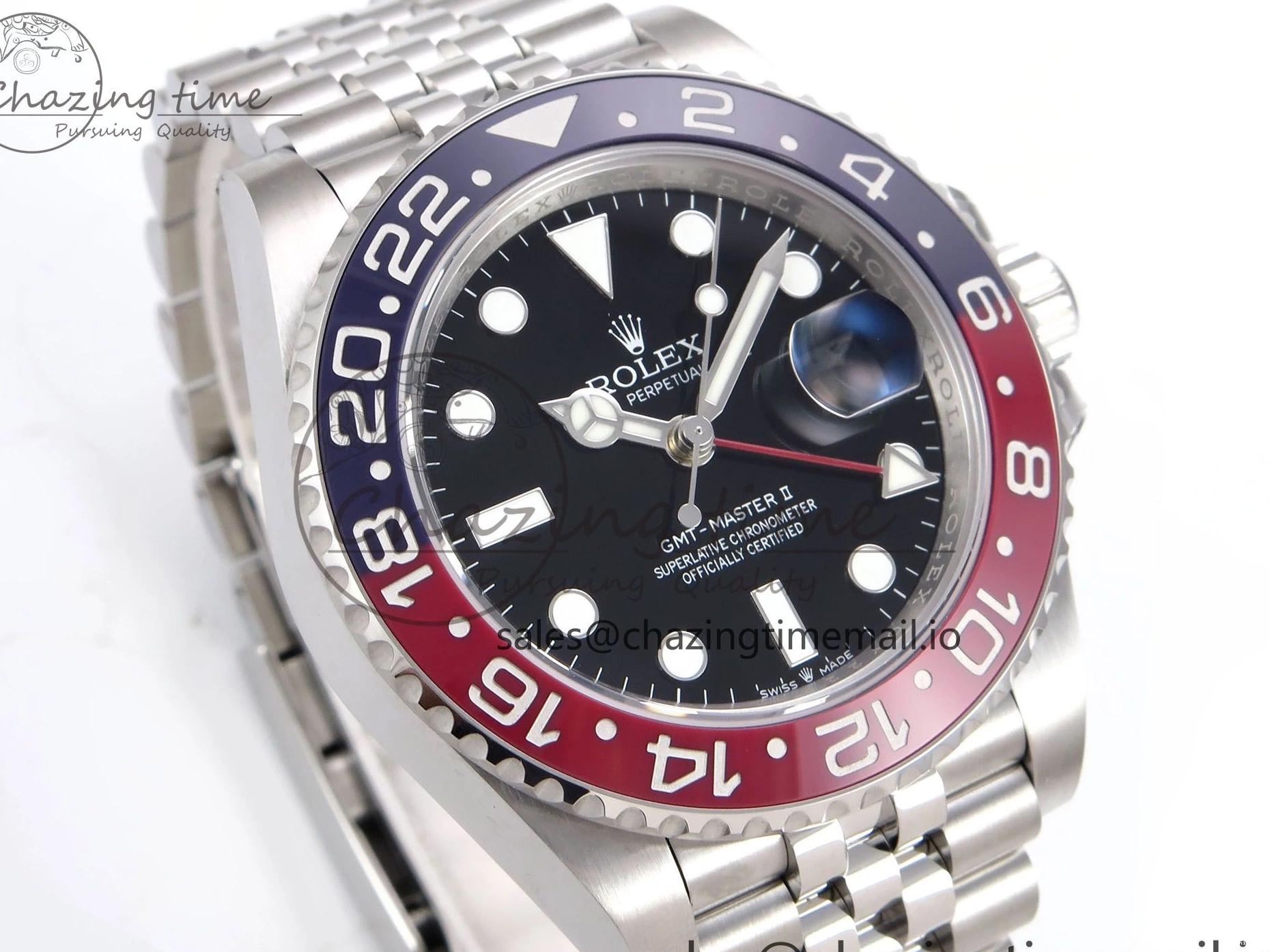 1:1 THBF Jubilee Best on 126710 Bracelet CHS 904L II GMT-Master Edition SH3285 BLRO 0419